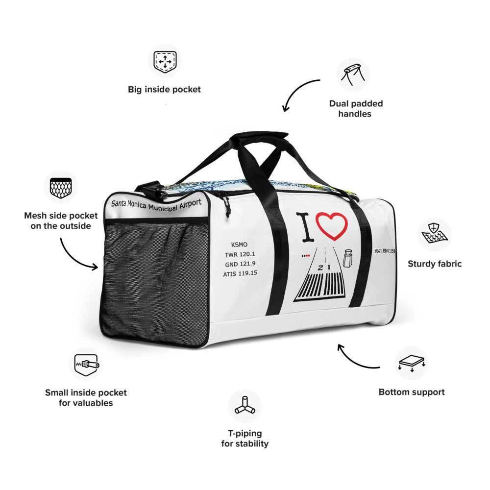 Santa Monica Airport Runway 21 - 3 - duffle bag