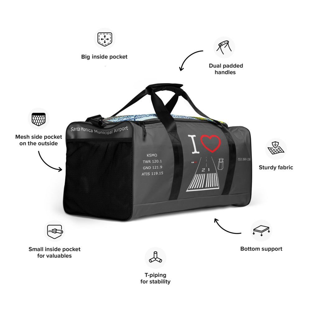 Santa Monica Airport Runway 21 - 3 - duffle bag