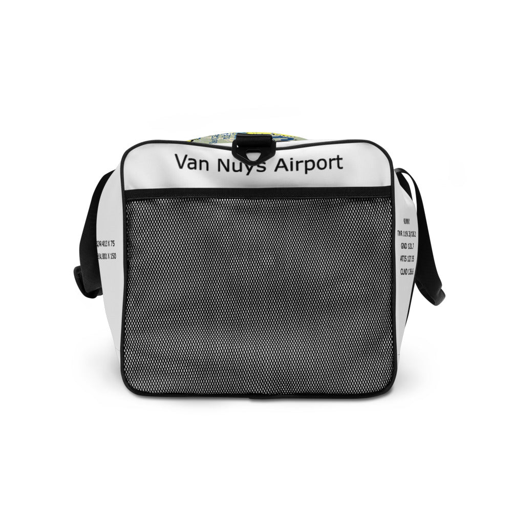 Van Nuys Airport Runways 16L - 16R / 34L - 34R - duffle bag