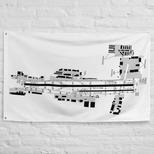 Van Nuys Airport taxi diagram - flag