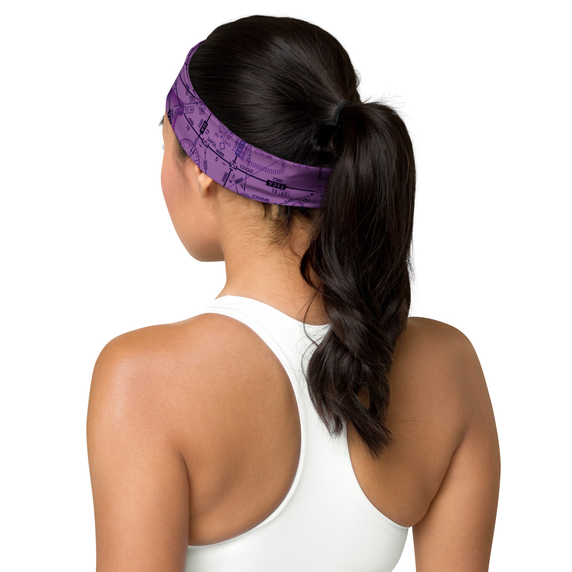 Enroute Low Altitude Chart headband (purple)