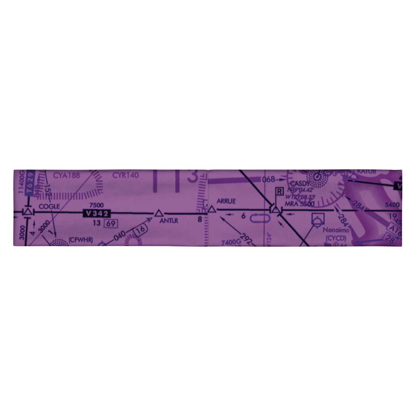 Enroute Low Altitude Chart headband (purple)