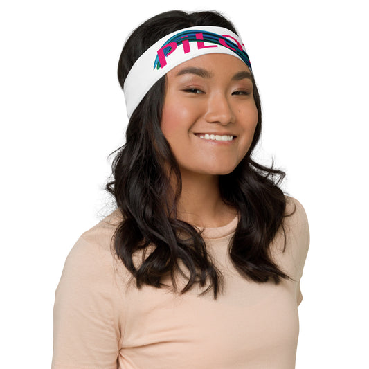 Pilot - headband (pink/blue)