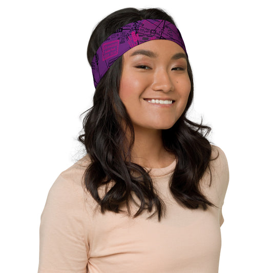 Enroute Low Altitude Chart headband (ELUS3/purple)