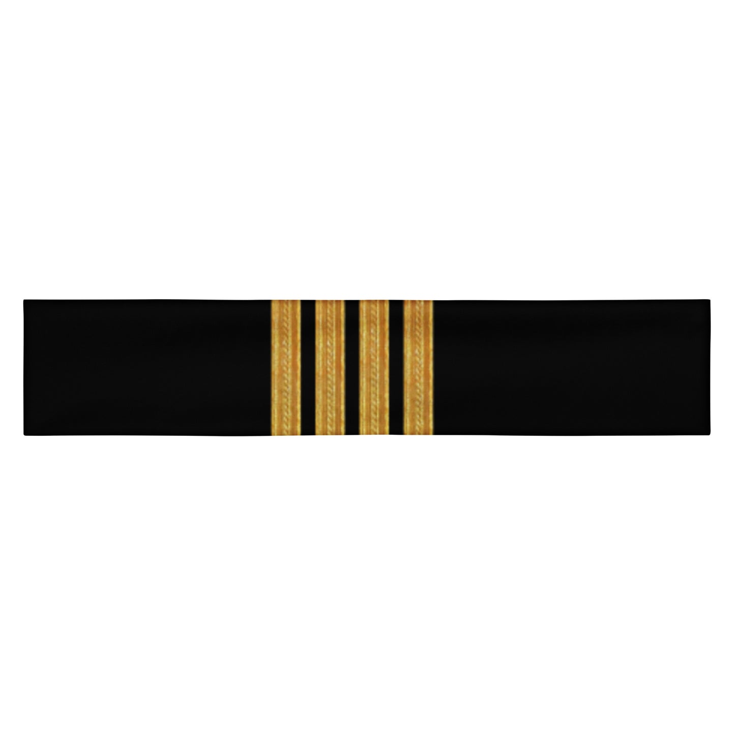 Gold Captain Epaulette headband (black)