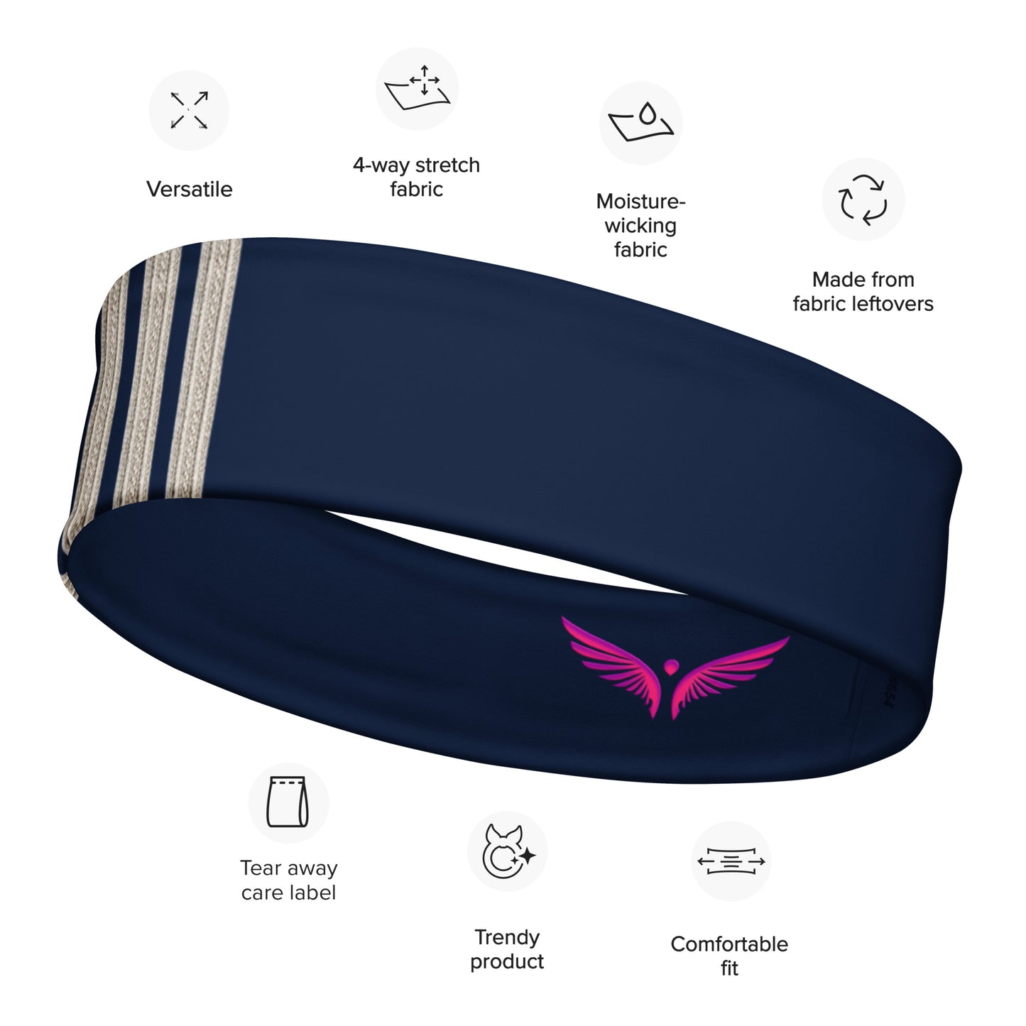 Silver Captain Epaulettes - Headband
