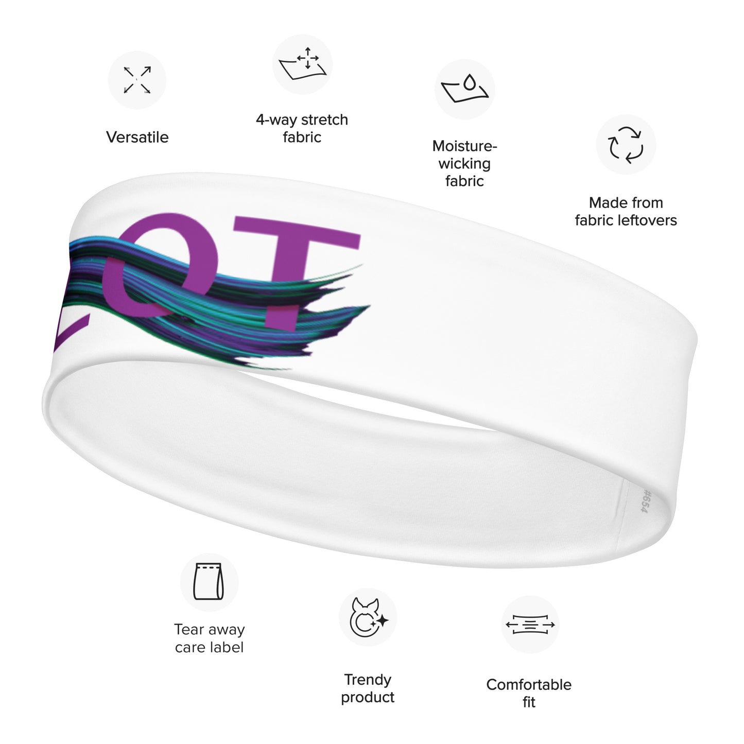 Pilot - headband (purple/blue)