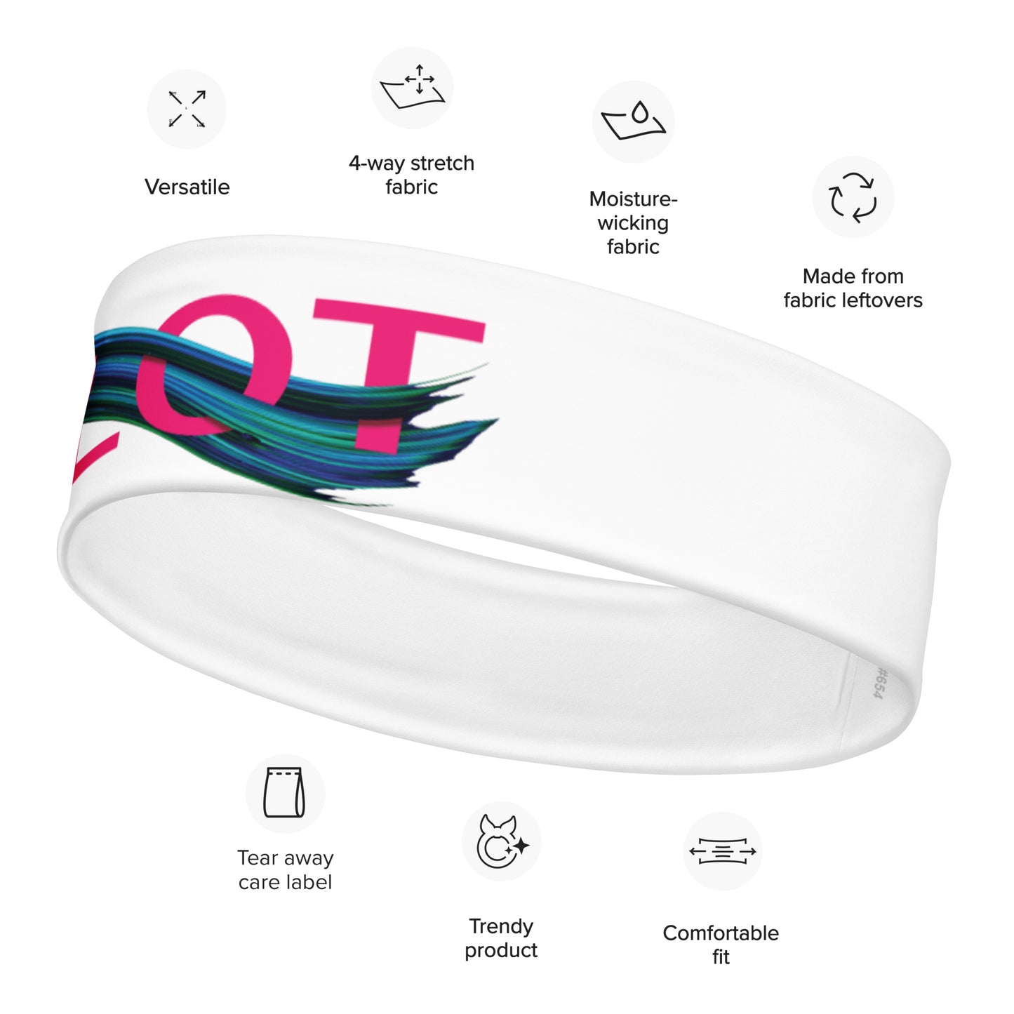 Pilot - headband (pink/blue)