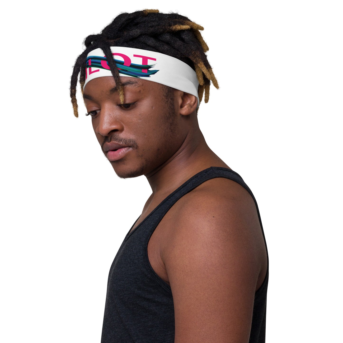 Pilot - headband (pink/blue)