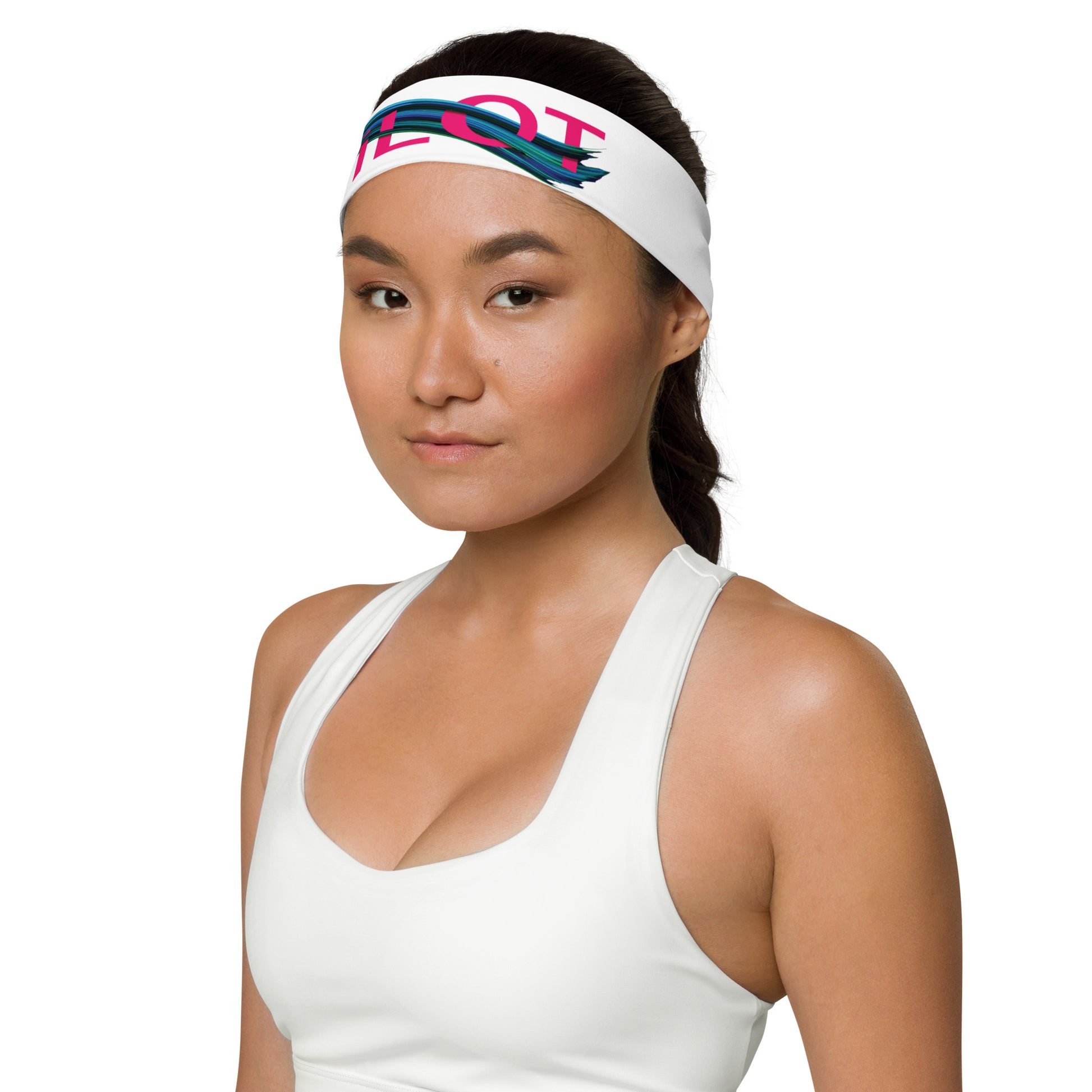 Pilot - headband (pink/blue)