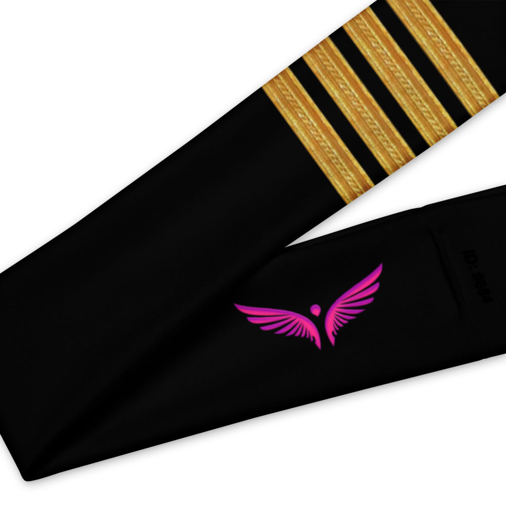 Gold Captain Epaulette headband (black)