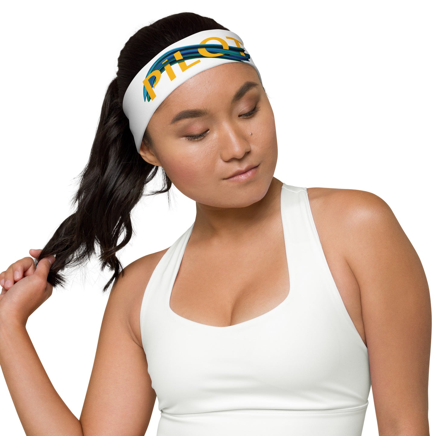 Pilot - headband (yellow/blue)