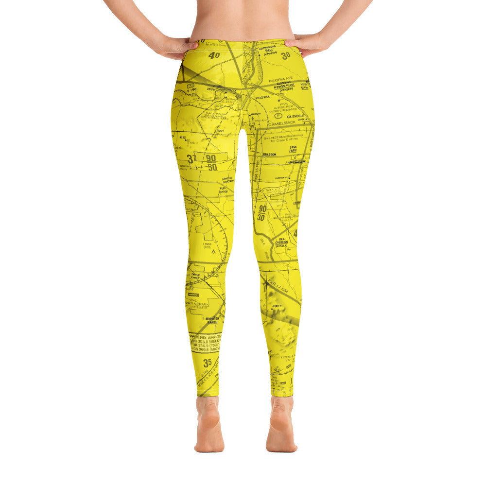 Phoenix TAC Chart Leggings - yellow