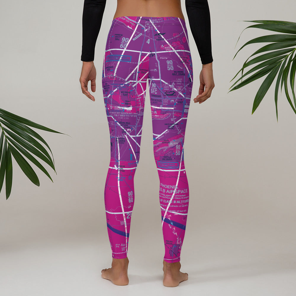 Phoenix TAC Chart leggings (purple)