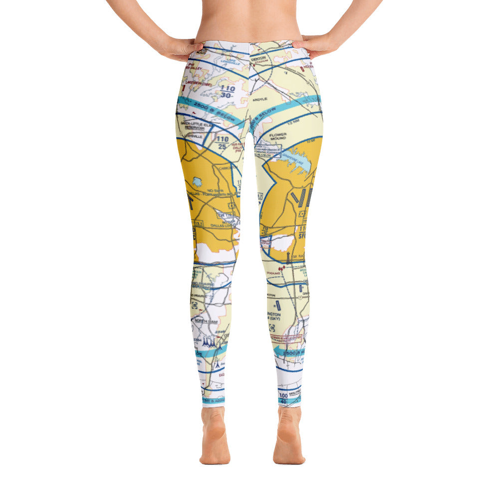 Dallas - Ft. Worth Flyway Chart leggings