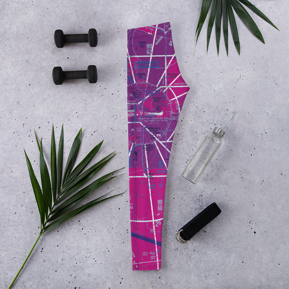 Phoenix TAC Chart leggings (purple)