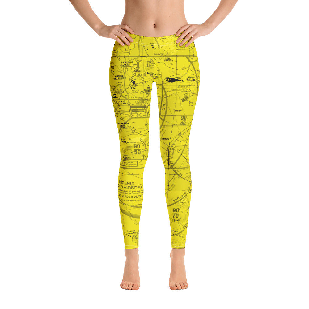 Phoenix TAC Chart Leggings - yellow