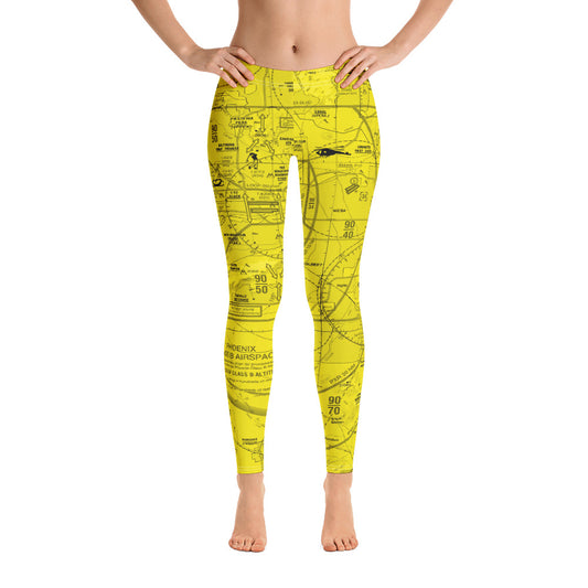 Phoenix TAC Chart Leggings - yellow