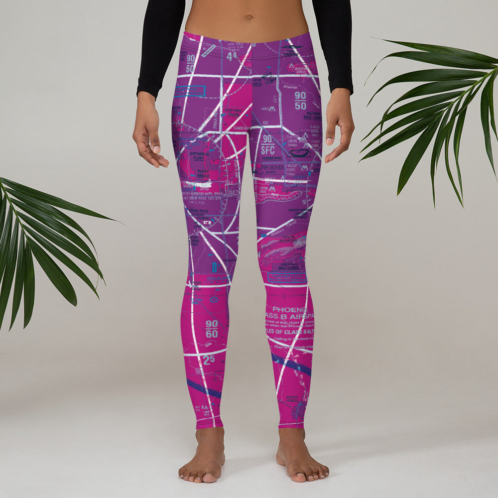 Phoenix TAC Chart leggings (purple)