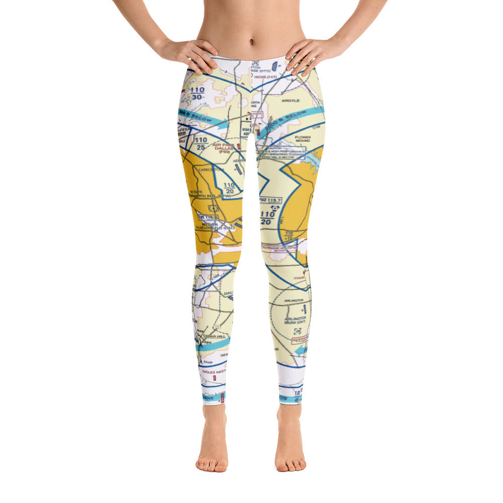 Dallas - Ft. Worth Flyway Chart leggings