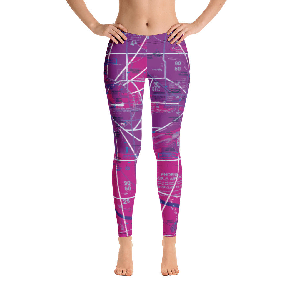 Phoenix TAC Chart leggings (purple)
