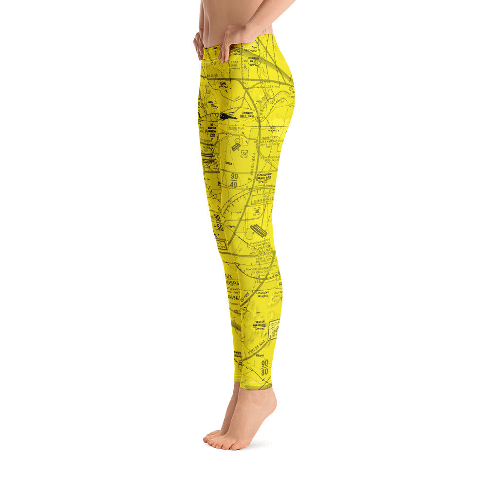 Phoenix TAC Chart Leggings - yellow