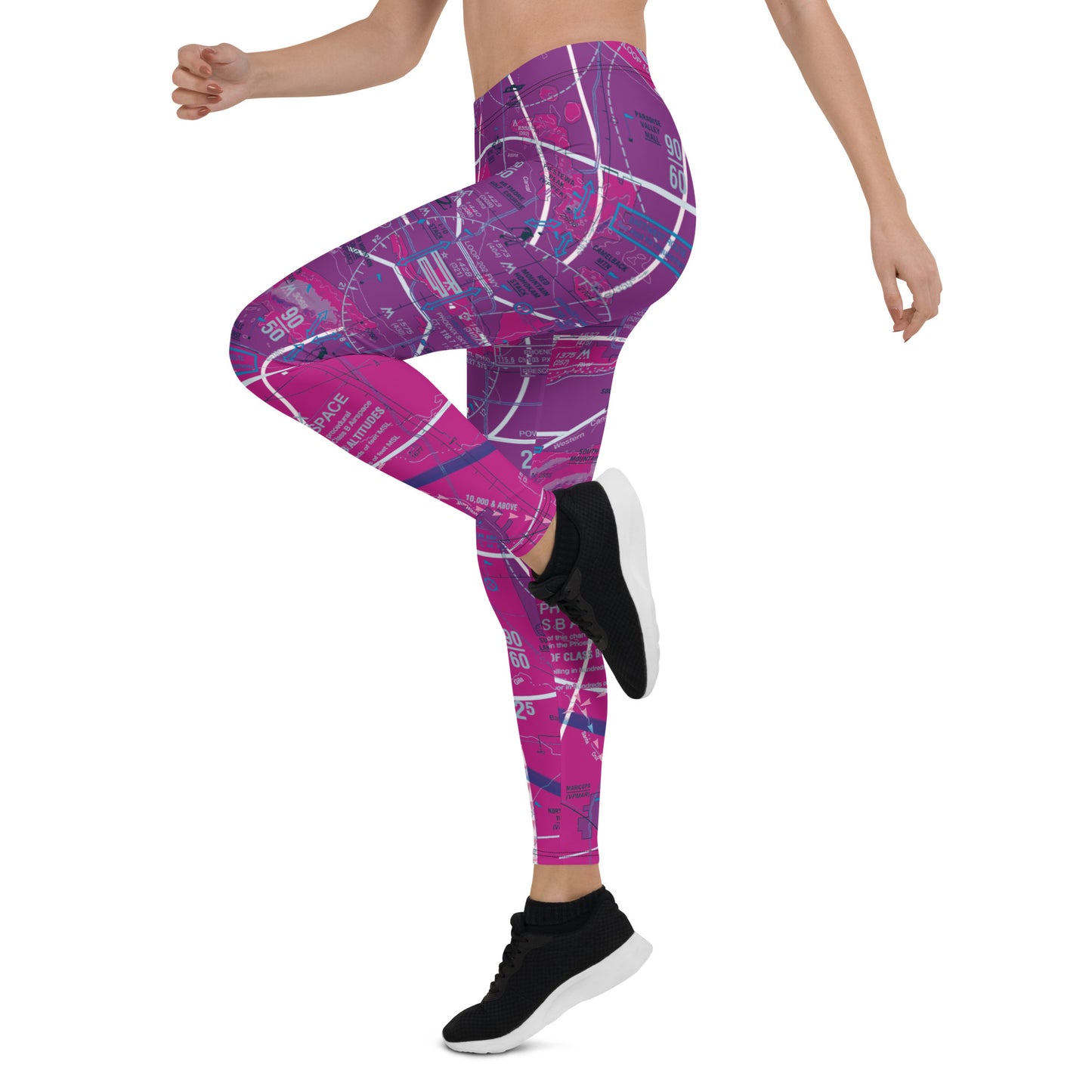 Phoenix TAC Chart leggings (purple)