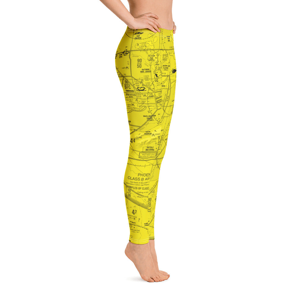 Phoenix TAC Chart Leggings - yellow