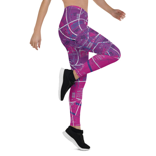 Phoenix TAC Chart leggings (purple)
