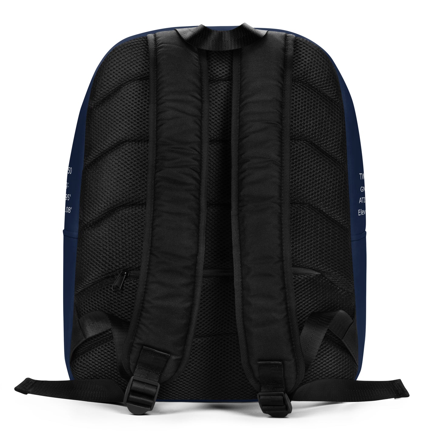 Santa Monica Airport Runway 21 - navy minimalist backpack