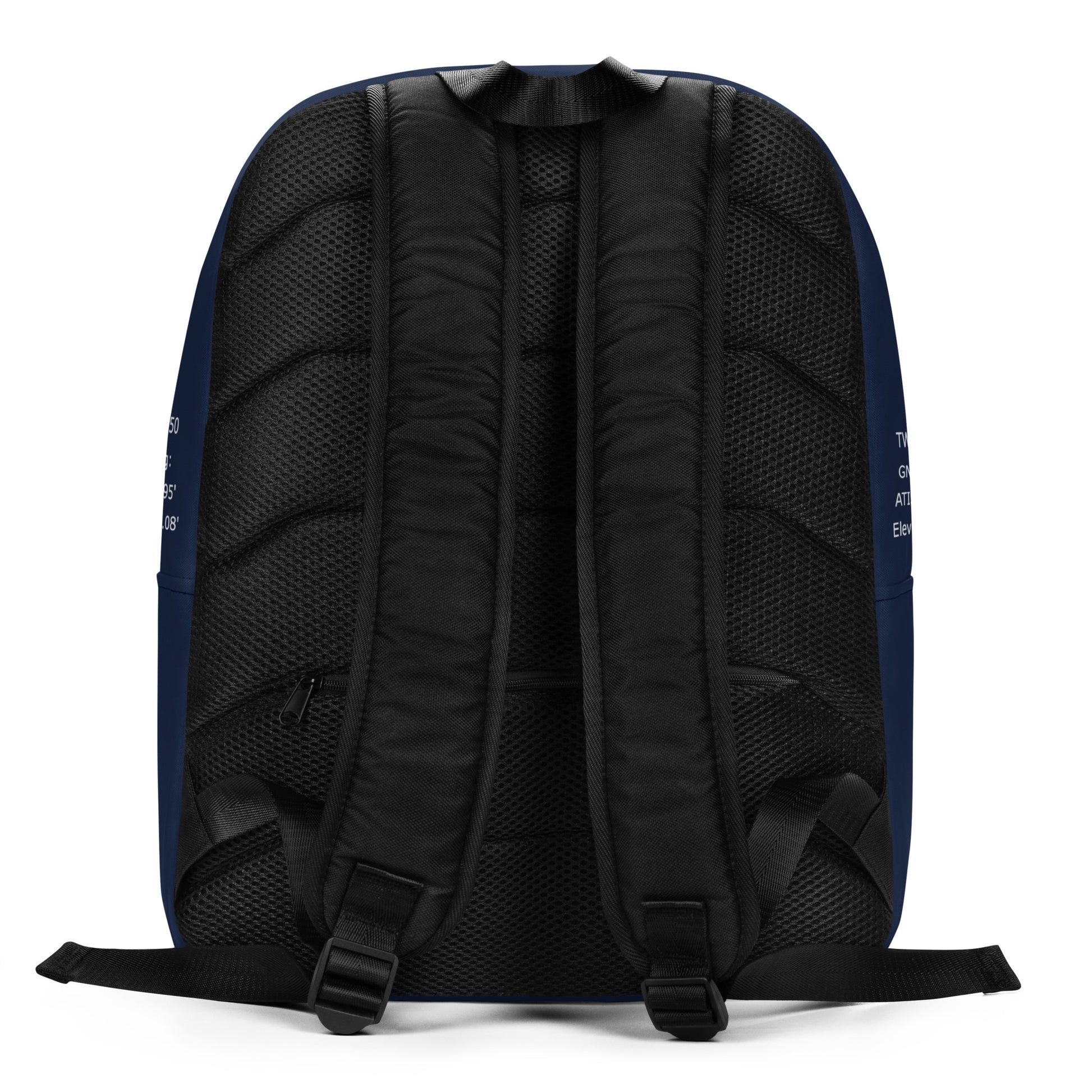 Santa Monica Airport Runway 21 - navy minimalist backpack