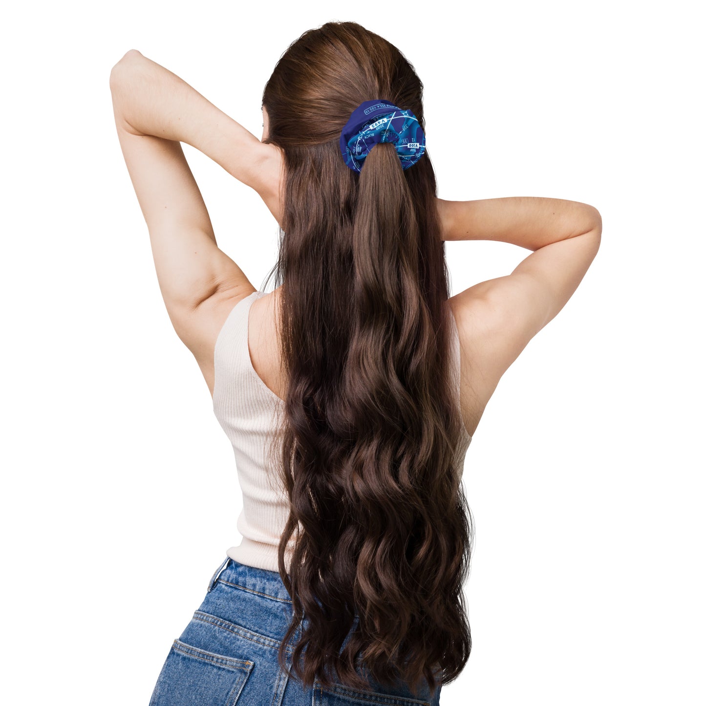 Enroute Low Altitude Chart - blue scrunchie