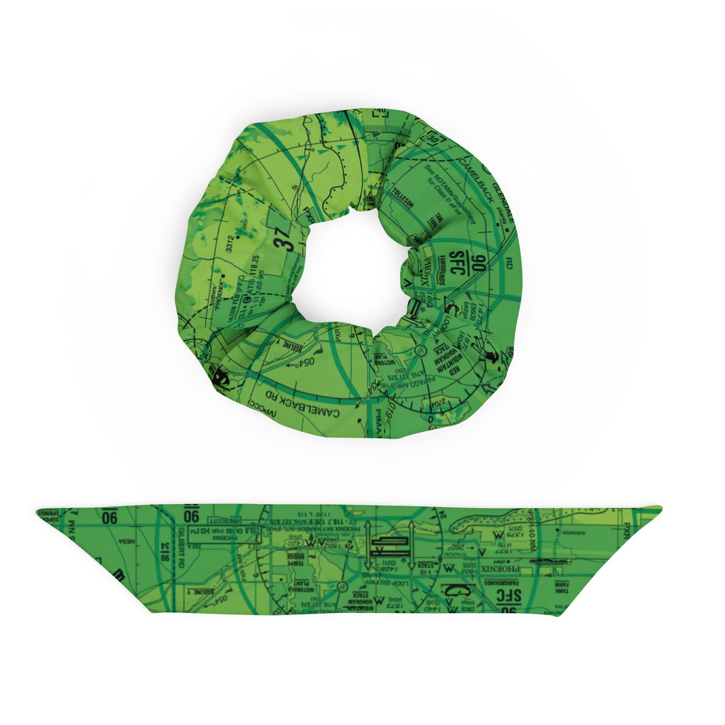 Phoenix TAC Chart - green scrunchie