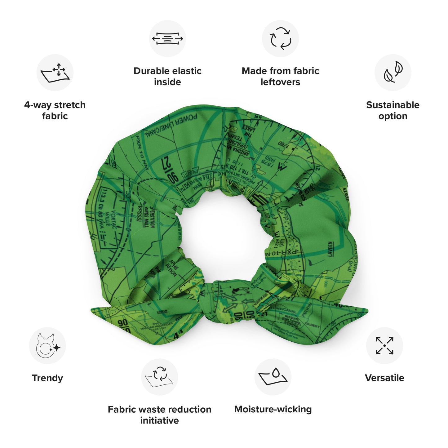 Phoenix TAC Chart - green scrunchie