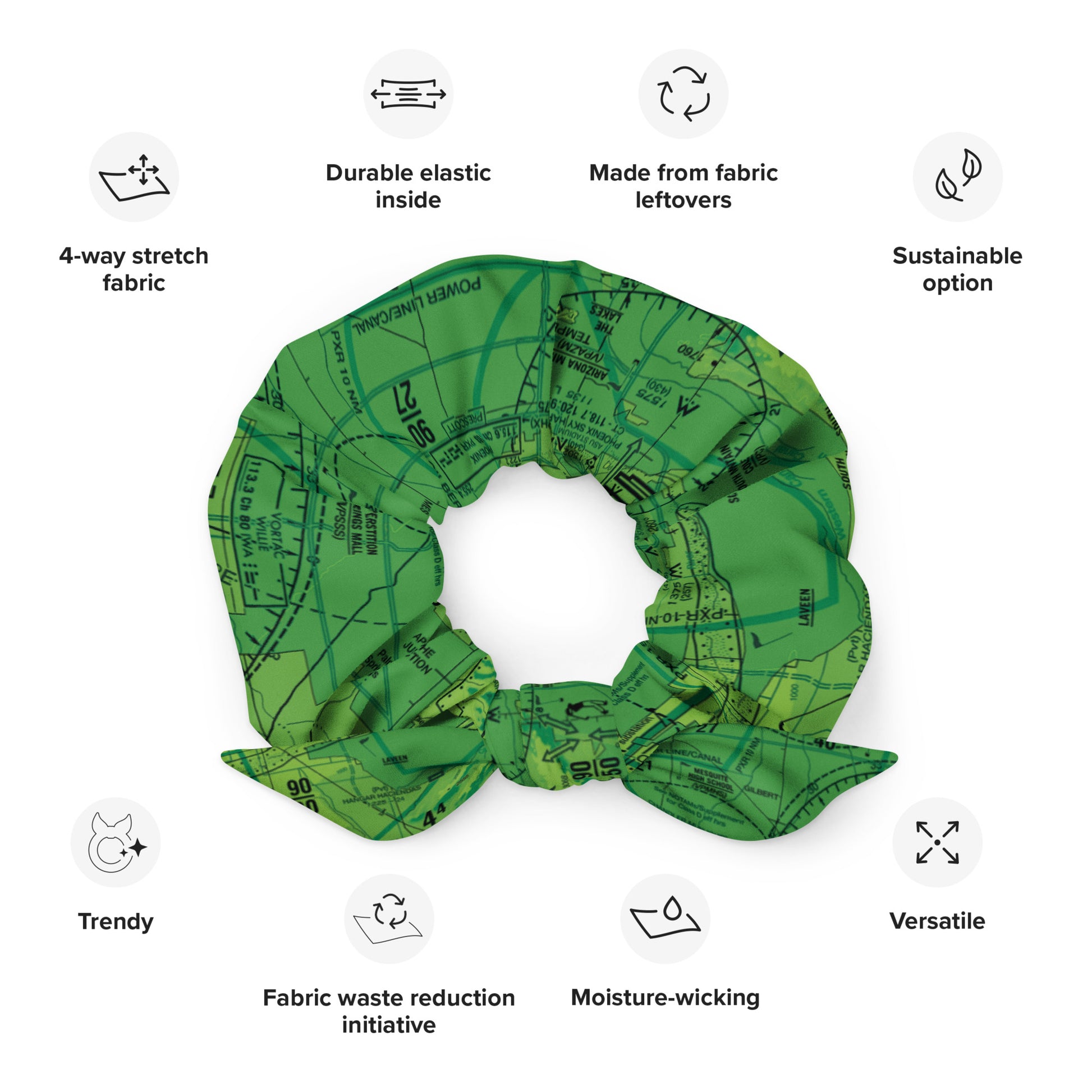 Phoenix TAC Chart - green scrunchie