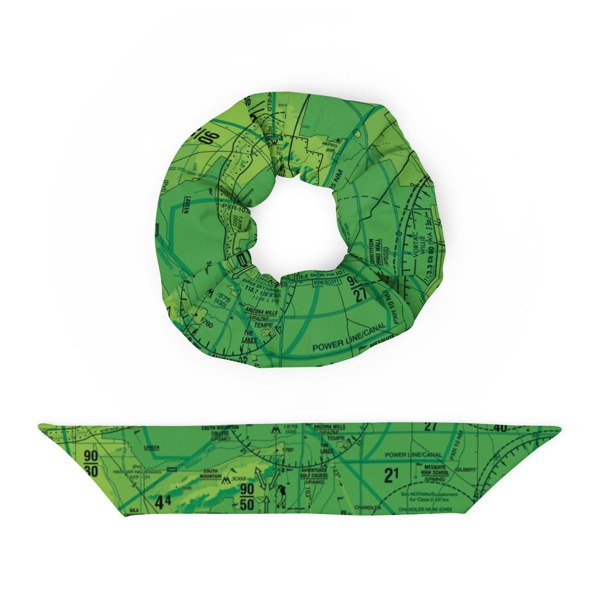 Phoenix TAC Chart - green scrunchie