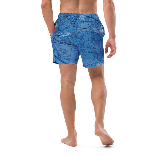 Phoenix TAC Chart men's swim trunks (blue)