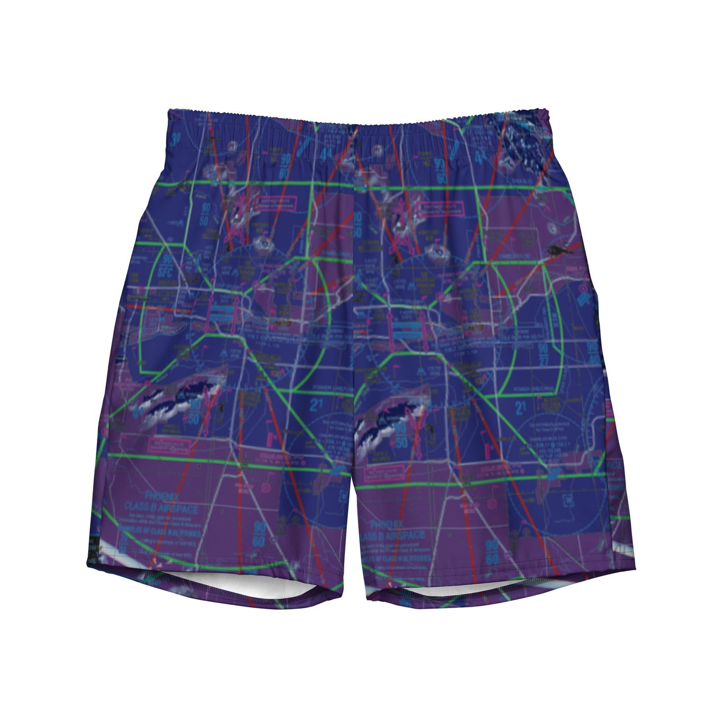 Phoenix TAC Chart men's swim trunks (invert)