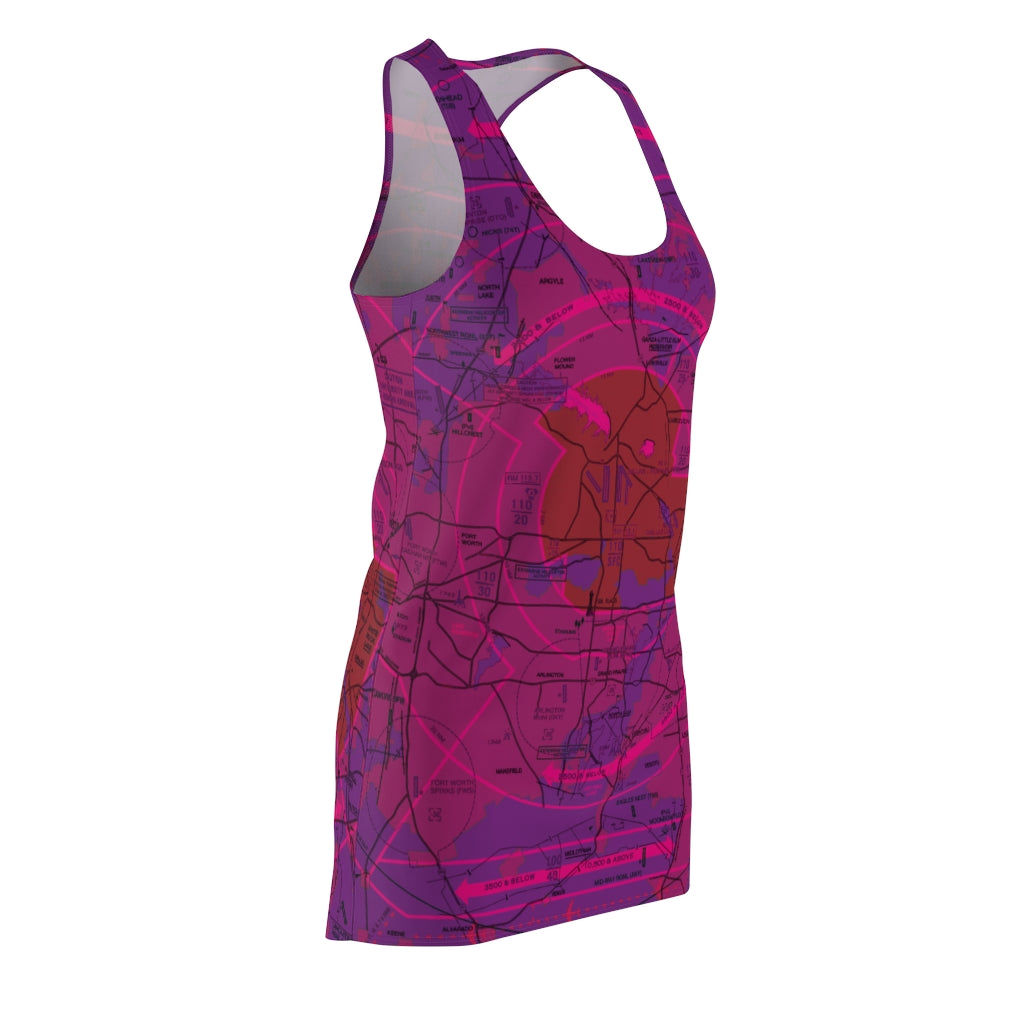 Dallas - Ft. Worth - racerback dress (purple)