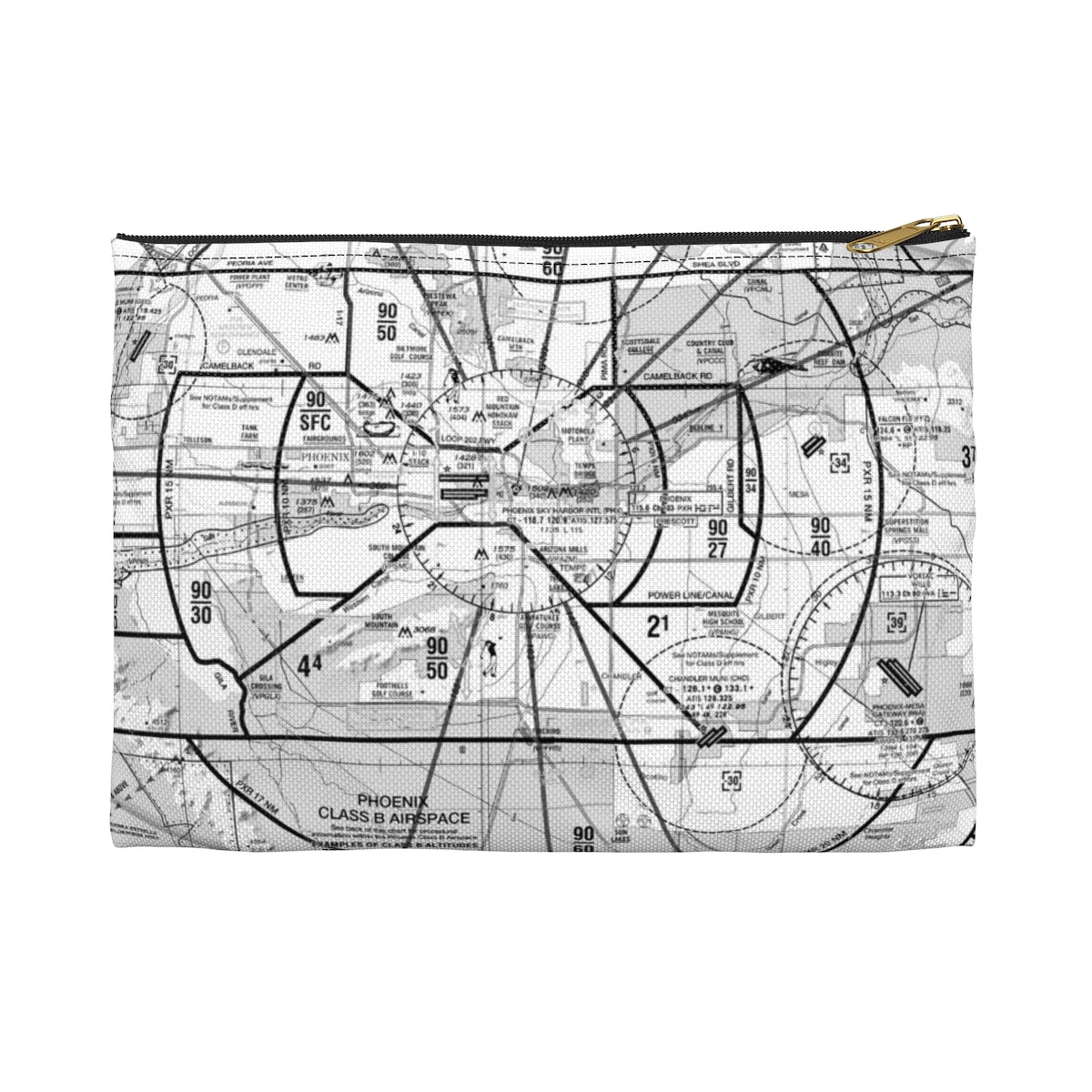 Phoenix TAC Chart Accessory Pouch (b&w)