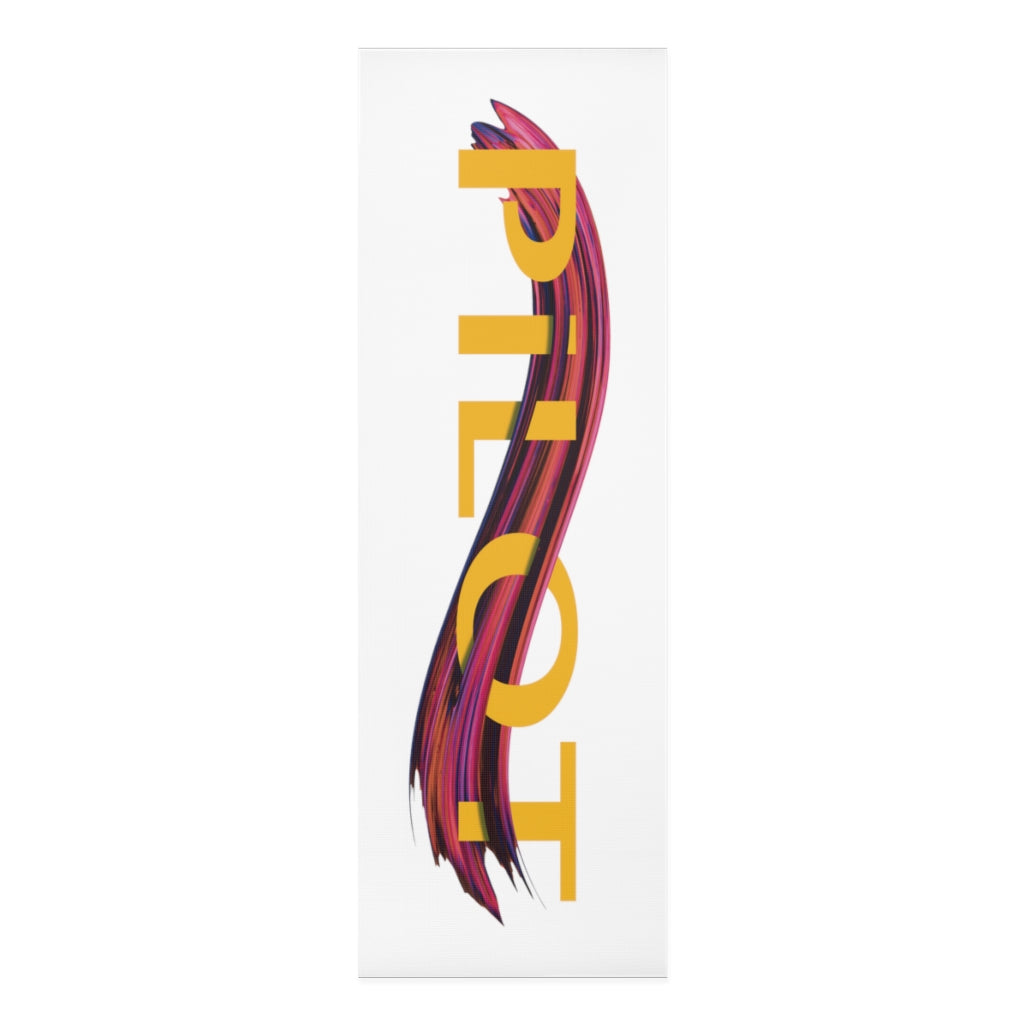 Pilot yoga mat (yellow/pink)