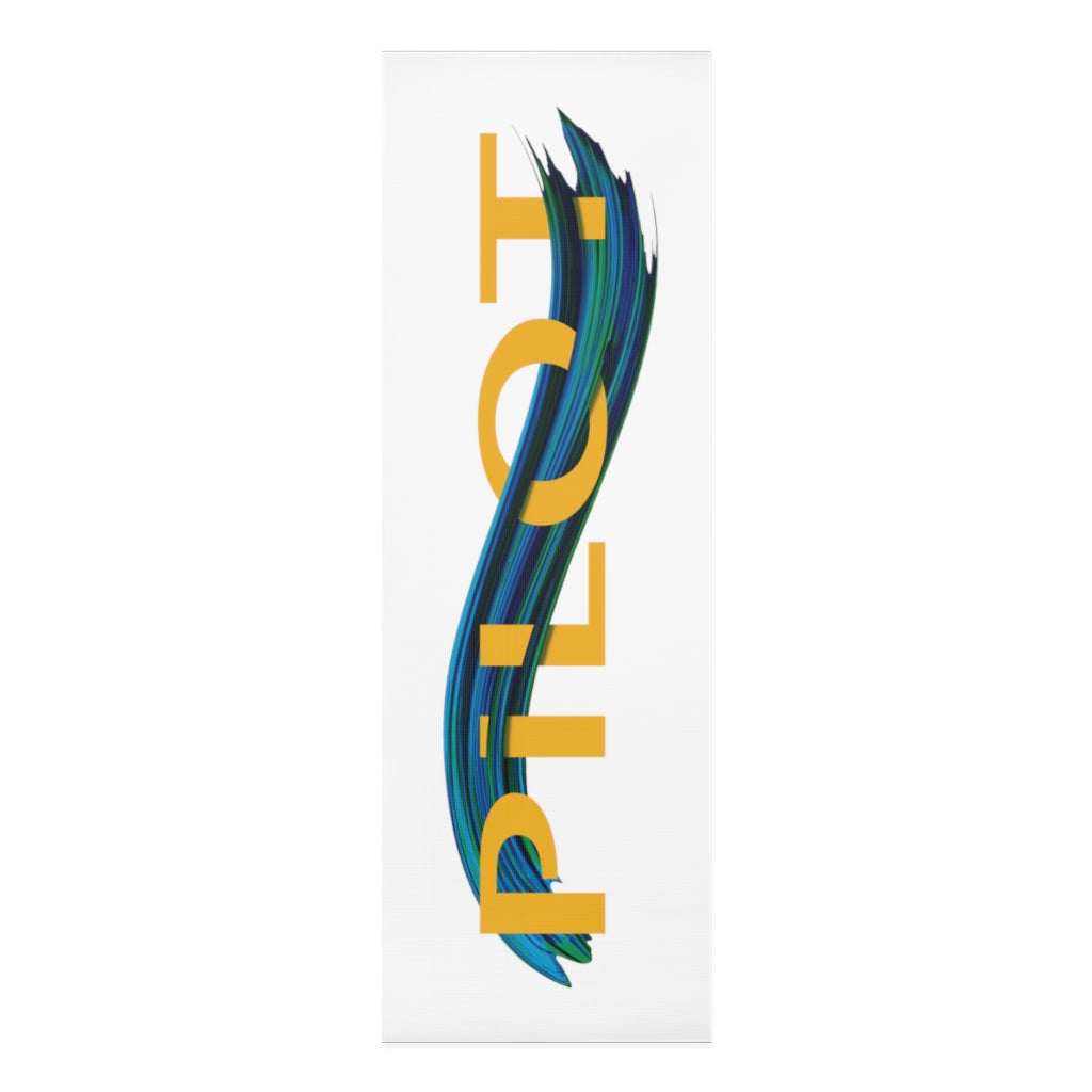 Pilot yoga mat (yellow/blue)