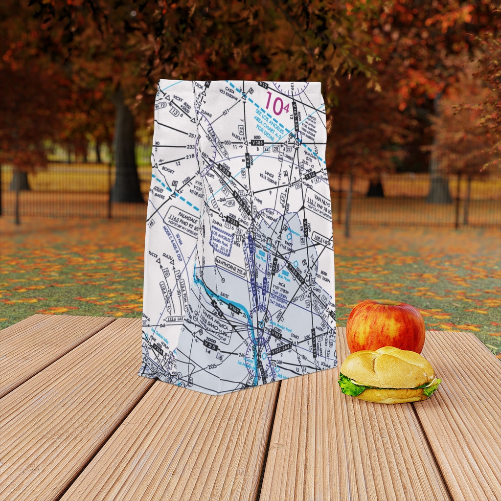Enroute Low Altitude Chart lunch bag