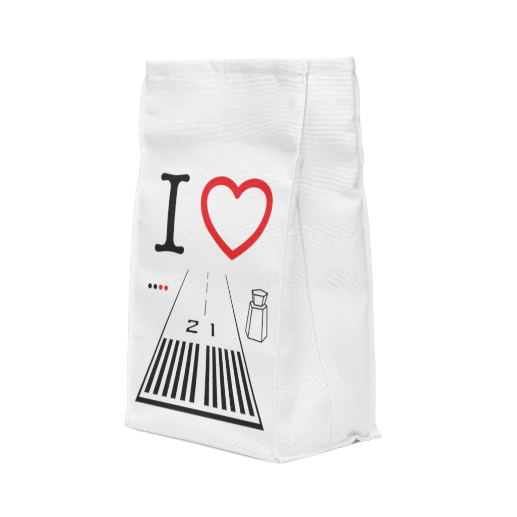 Santa Monica Airport lunch bag (white)