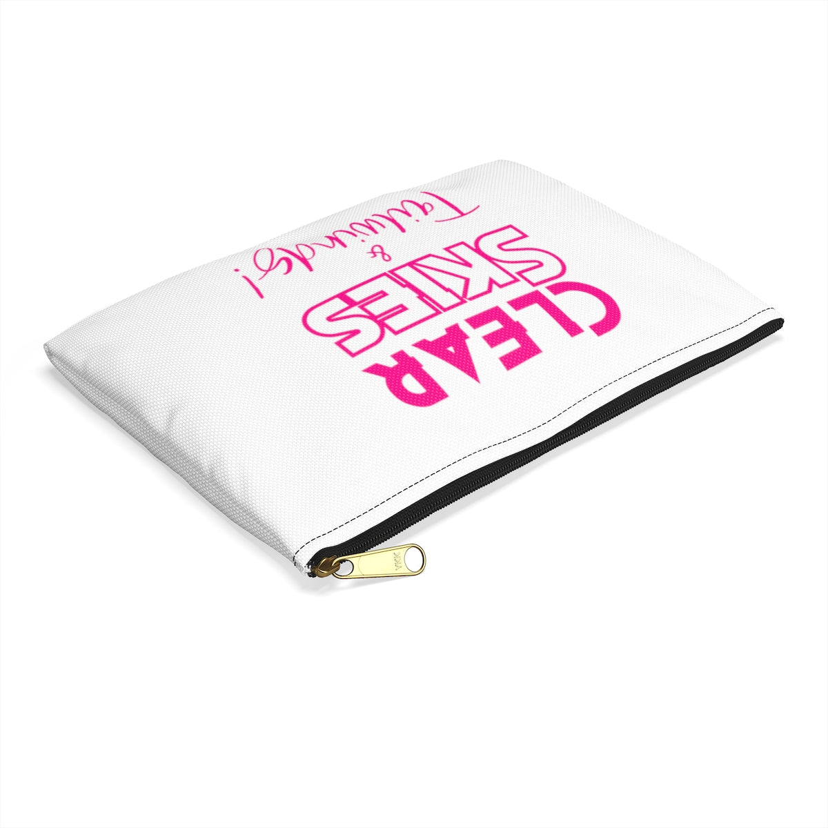Clear Skies & Tailwinds Accessory Pouch (pink)