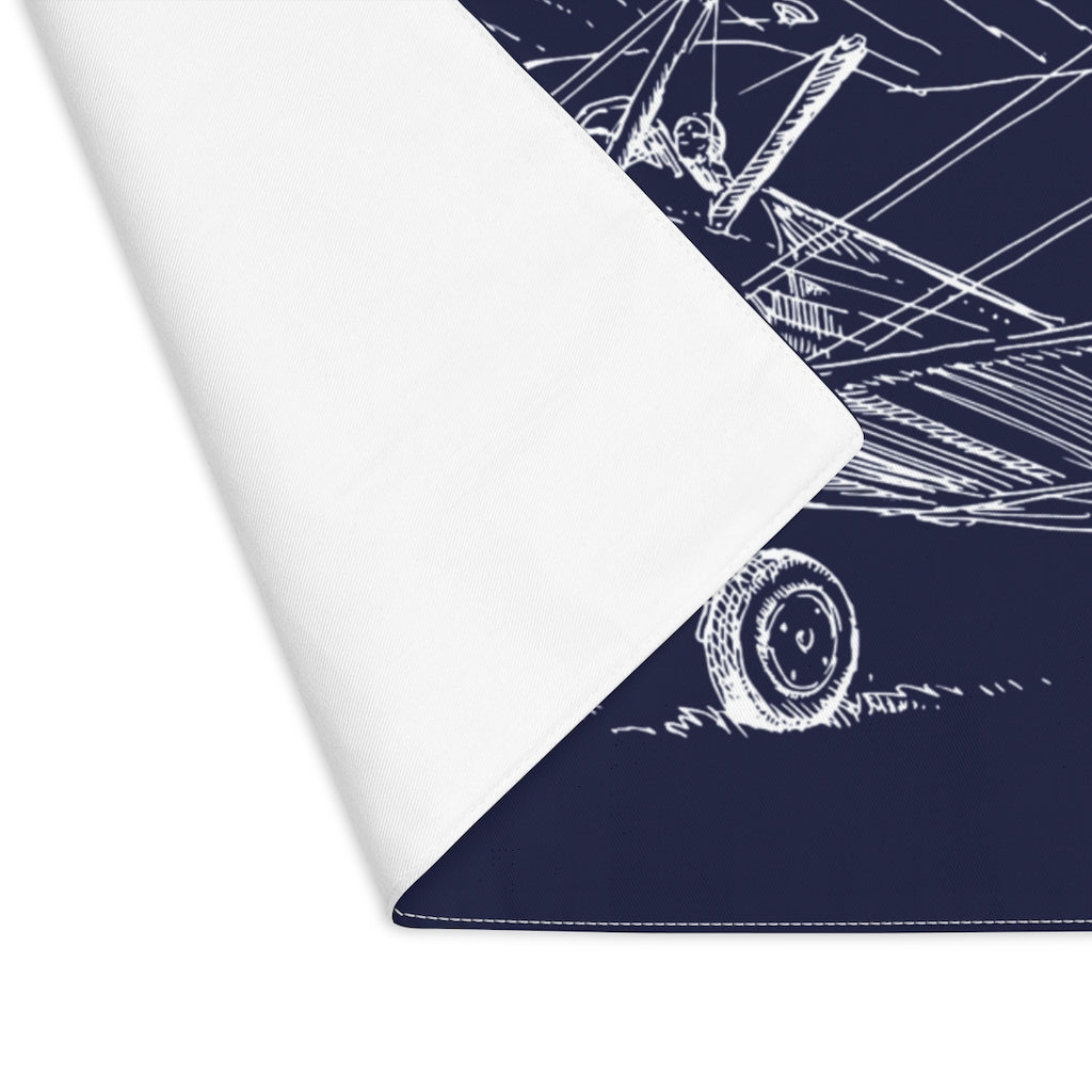 Kitchen placemat - Aero 4 (blue)