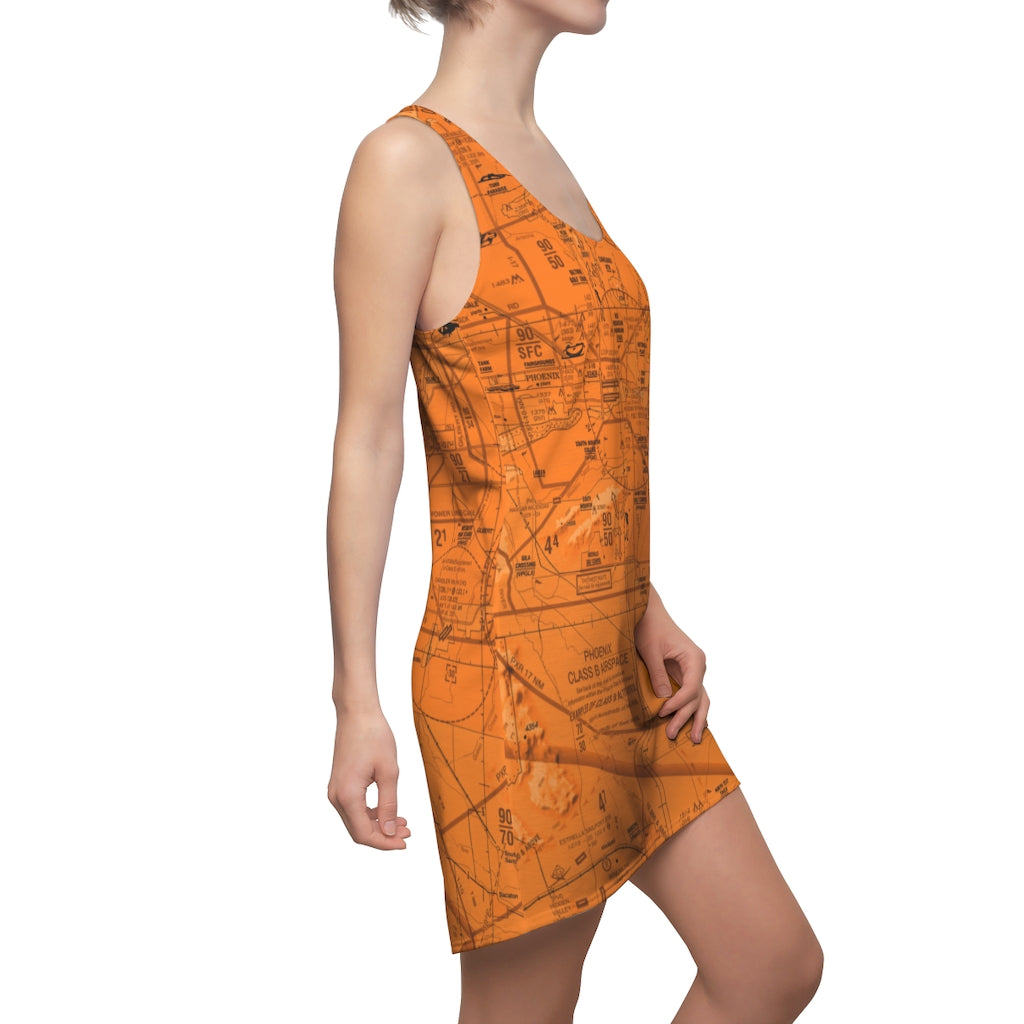 Phoenix TAC Chart - racerback dress (orange)