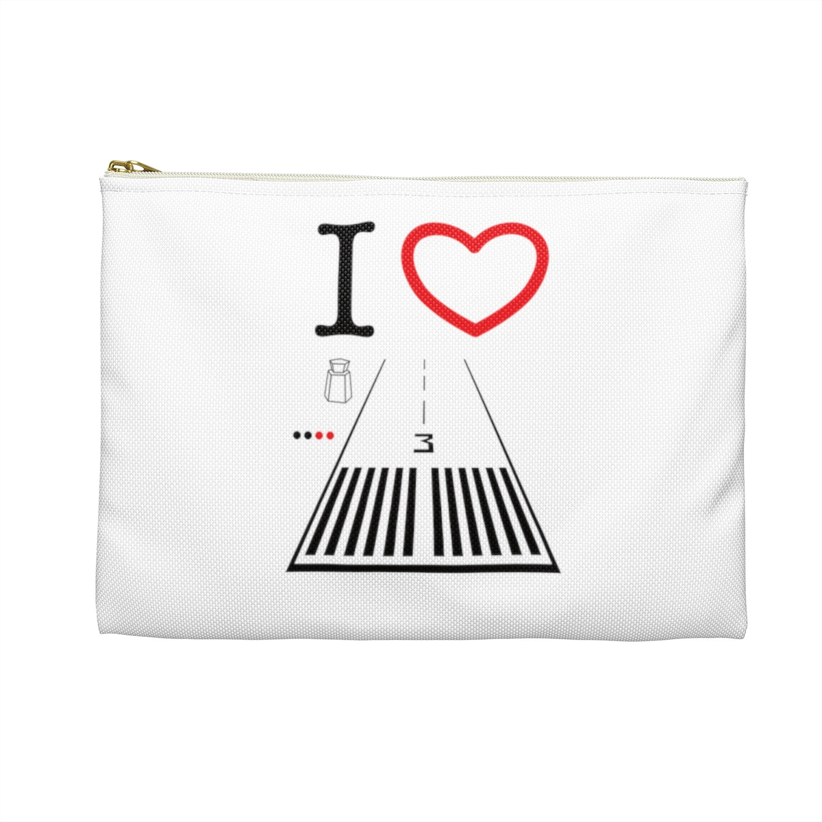 Santa Monica Airport Runway 21 / 3 Accessory Pouch
