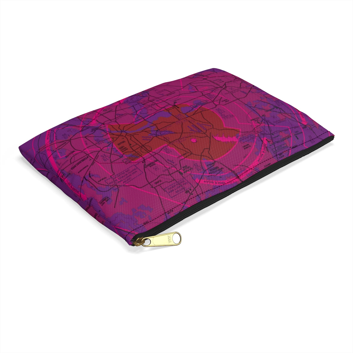 Dallas - Ft. Worth Flyway Chart Accessory Pouch (pink)
