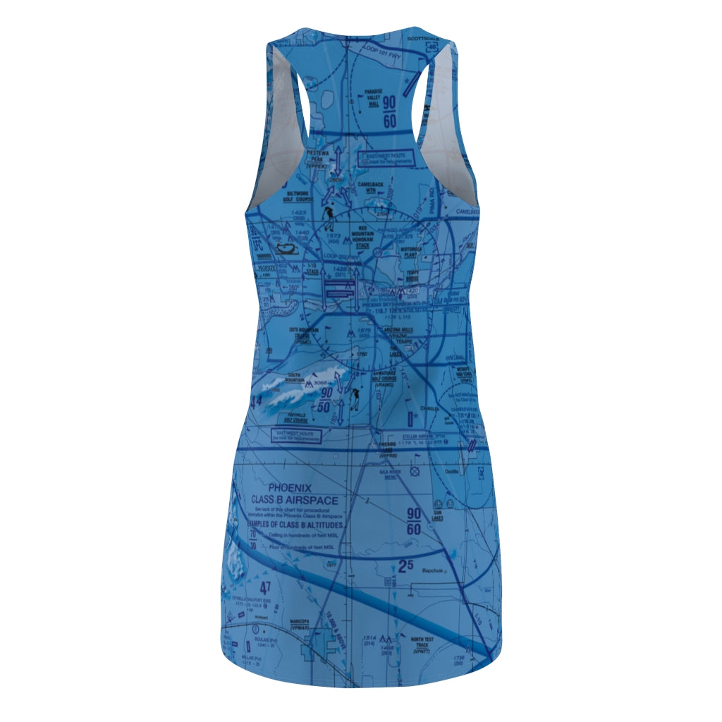 Phoenix TAC Chart - racerback dress (blue)